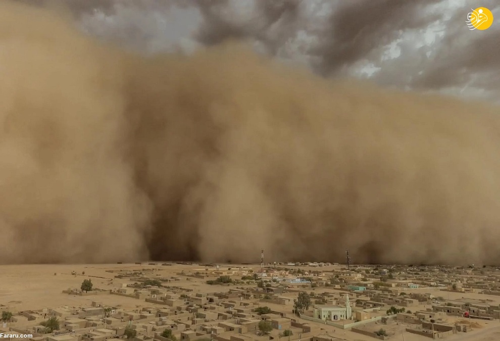 طوفان شن در کاپوچین یکی از قدیمی ترین و ریشه دارترین شهرهای تاریخ در سودان/ ساتی محمد
